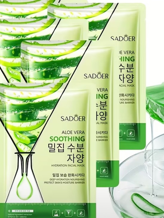 Other - TEN SADOER Aloe Vera Soothing Hydration Facial Mask NEW Korean skincare